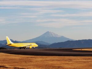 富士山静岡空港、富士山、FDA、静岡県牧之原市の観光・撮影スポットの名所