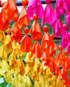 法多山尊永寺、てるてる坊主、6月夏、静岡県袋井市の観光・撮影スポットの名所
