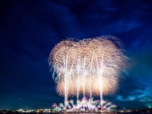 桑名水郷花火大会、7月夏、三重県桑名市の観光・撮影スポットの名所