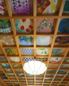 正寿院、花天井画、7月、夏、京都府綴喜郡の観光・撮影スポットの名所
