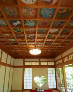 正寿院、花天井画、7月、夏、京都府綴喜郡の観光・撮影スポットの名所
