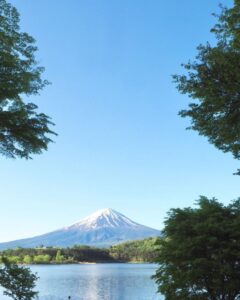 河口湖もみじ回廊付近 、富士山・河口湖・夏紅葉、5月春、山梨県南都留郡の観光・撮影スポットの名所