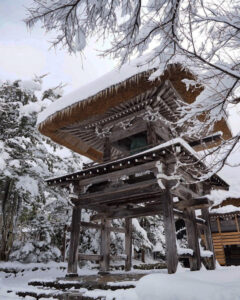 白川郷合掌造り集落、雪景色、2月冬、岐阜県大野郡の観光・撮影スポットの画像と写真