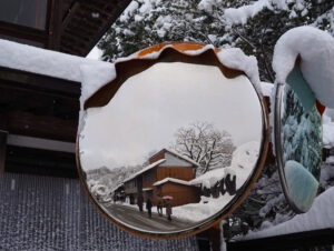 白川郷合掌造り集落、雪景色、2月冬、岐阜県大野郡の観光・撮影スポットの画像と写真
