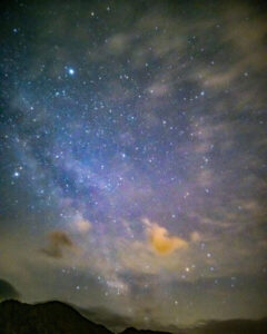 白川郷合掌造り集落、夜景、星空、夏景色、6月夏、岐阜県大野郡の観光・撮影スポットの画像と写真