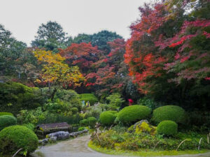 詩仙堂丈山寺、紅葉、11月秋、京都府京都市の観光・撮影スポットの名所
