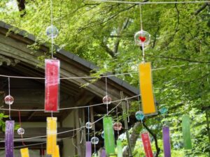 長寿寺 、風鈴、新緑、夏景色、8月夏、滋賀県湖南市の観光・撮影スポットの名所