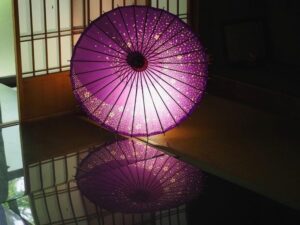 長寿寺 、和傘、8月夏、滋賀県湖南市の観光・撮影スポットの名所