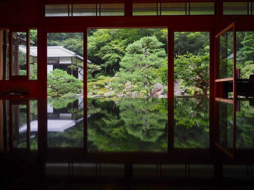 青岸寺 、夏景色、新緑、6月夏、滋賀県米原市の観光・撮影スポットの名所