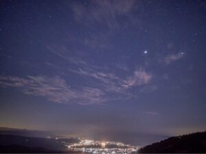高ボッチ高原 、星空、11月秋、長野県岡谷市の観光・撮影スポットの名所