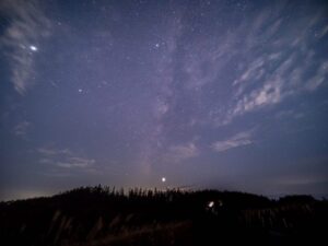 高ボッチ高原 、星空、11月秋、長野県岡谷市の観光・撮影スポットの名所