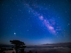 高嶺展望台、夏景色、星空、8月夏長野県下伊那郡の観光・撮影スポットの名所