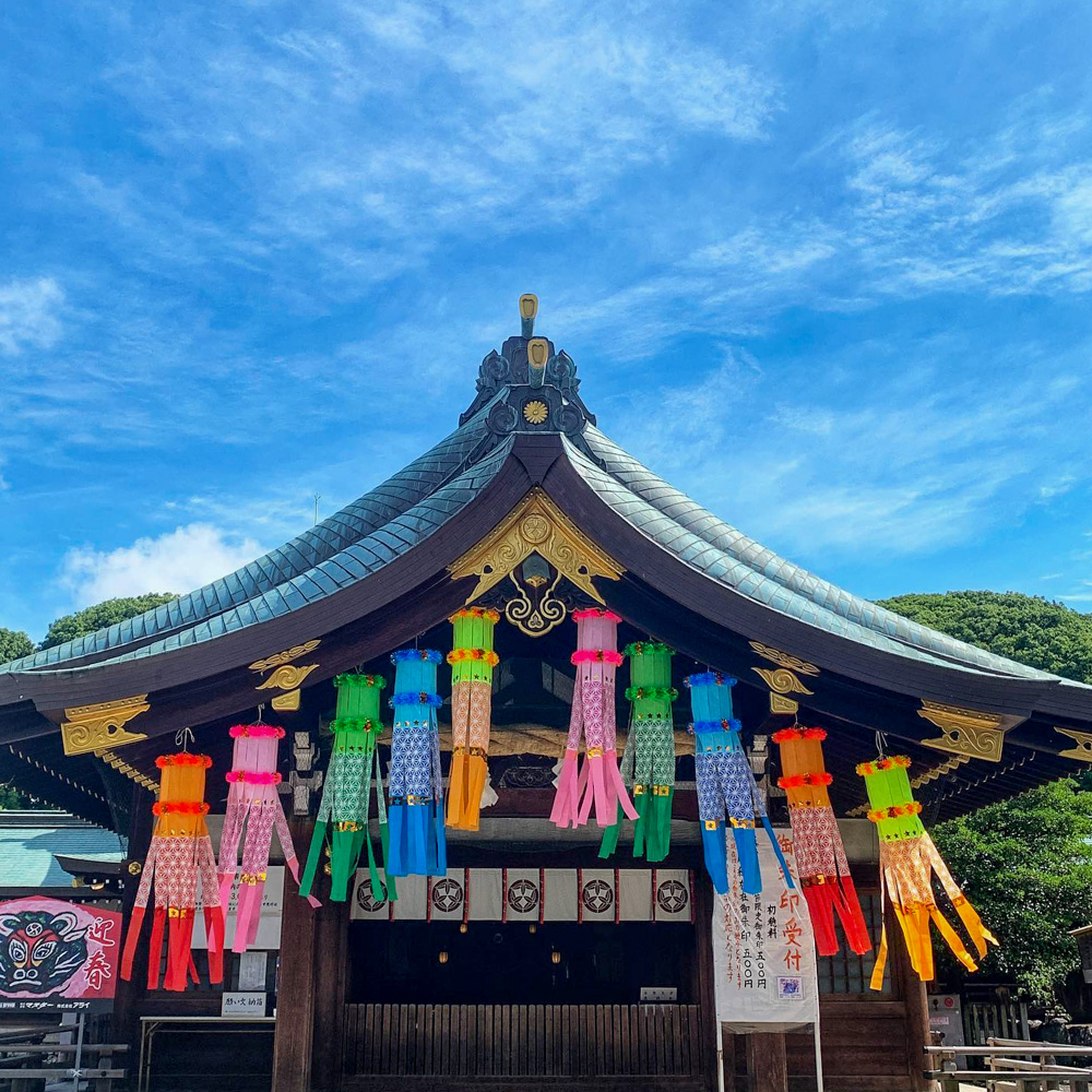 一宮七夕まつり、真清田神社、８月夏、愛知県一宮市の観光・撮影スポットの名所
