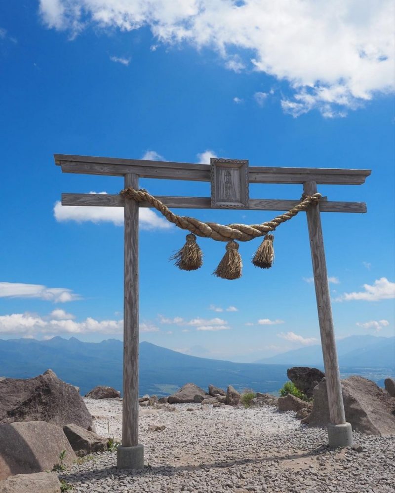 車山高原・車山神社、ビーナスライン、夏景色、8月夏、長野県茅野市の観光・撮影スポットの名所