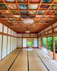 正寿院、花天井画、7月、夏、京都府綴喜郡の観光・撮影スポットの名所