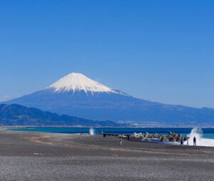 三保の松原、富士山、3月春、静岡県静岡市の観光・撮影スポットの名所