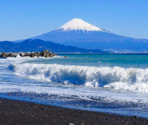 三保の松原、富士山、3月春、静岡県静岡市の観光・撮影スポットの名所