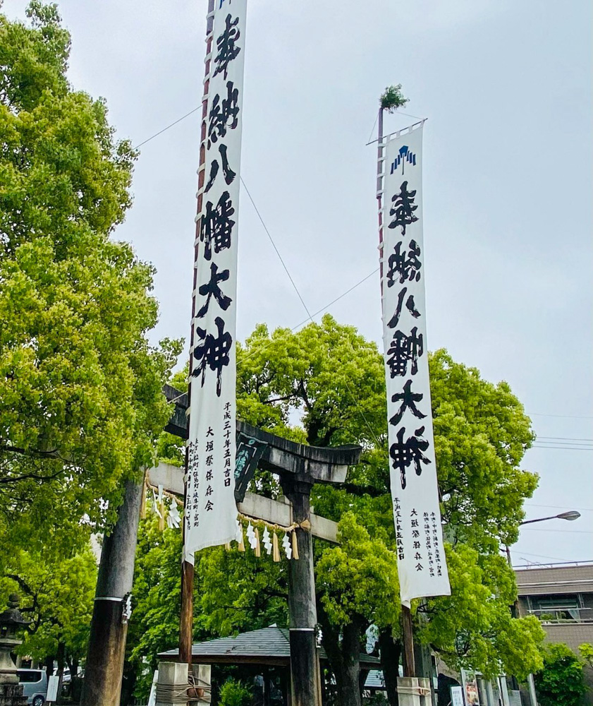 大垣まつり、大垣八幡神社、5月夏、岐阜県大津市の観光・撮影スポットの名所