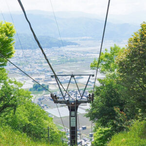 賎ヶ岳リフト、夏景色、5月、滋賀県長浜市の観光・撮影スポットの名所