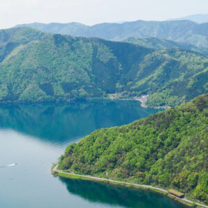 賎ヶ岳展望台、夏景色、5月、滋賀県長浜市の観光・撮影スポットの名所