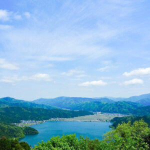 賎ヶ岳展望台、夏景色、5月、滋賀県長浜市の観光・撮影スポットの名所