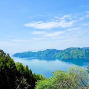 賎ヶ岳展望台、夏景色、5月、滋賀県長浜市の観光・撮影スポットの名所