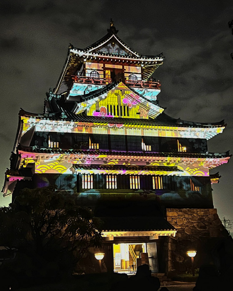 きよすイルミ２０２２ プロジェクションマッピング 愛知県清須市の観光 撮影スポットの名所 東海カメラマップ