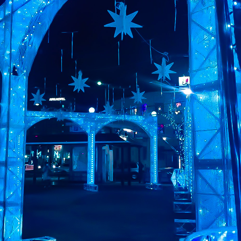 一宮駅・イルミネーション、12月冬、愛知県一宮市の観光・撮影スポットの名所