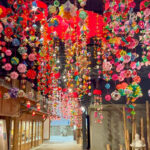 瀬戸蔵ミュージアム　ひな祭り,千代紙のつるし飾り,2月春、愛知県瀬戸市の観光・撮影スポットの画像と写真