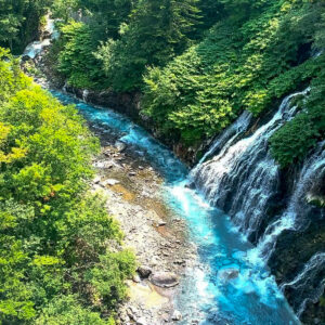 美瑛川、7月夏、北海道上川郡美瑛町の観光・撮影スポットの名所