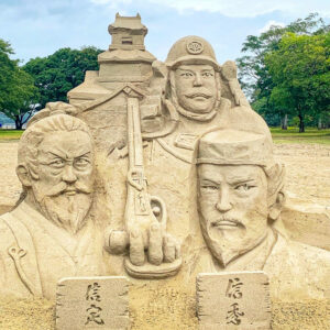 稲沢サンドフェスタ、砂のアート、ワールドネイチャープラザ、10月秋、愛知県稲沢市の観光・撮影スポットの名所