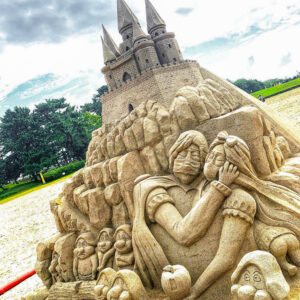稲沢サンドフェスタ、砂のアート、ワールドネイチャープラザ、10月秋、愛知県稲沢市の観光・撮影スポットの名所