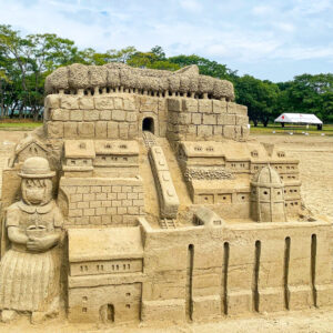 稲沢サンドフェスタ、砂のアート、ワールドネイチャープラザ、10月秋、愛知県稲沢市の観光・撮影スポットの名所