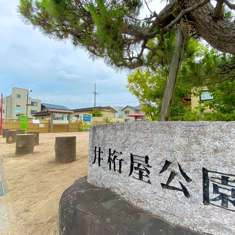 井桁屋公園、7月夏、愛知県西尾市の観光・撮影スポットの名所