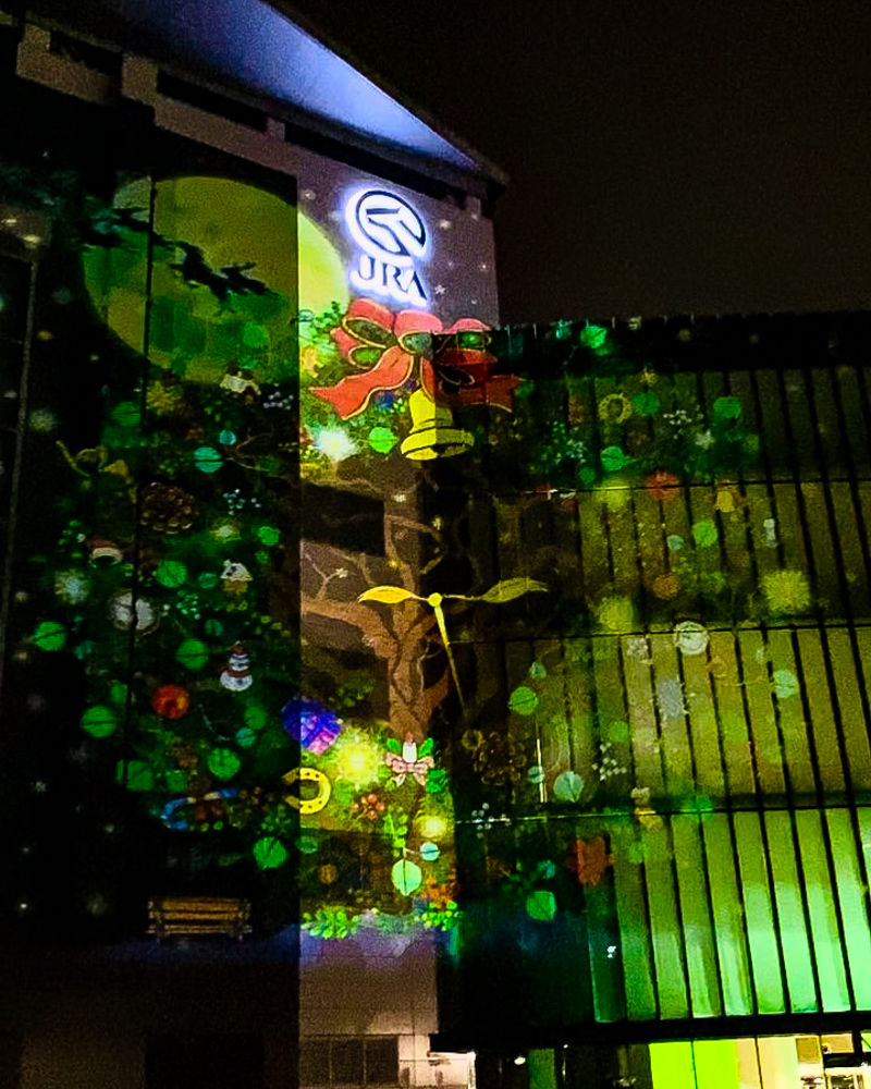 光と音で誘う“旅“物語 、光の切り絵、中京競馬場、11月秋、愛知県豊明市の観光・撮影スポットの名所