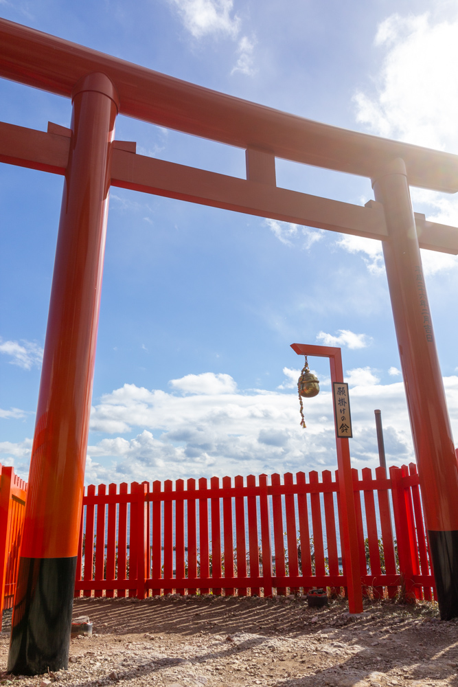 荒熊神社 、鳥居、1月冬、愛知県知多郡の観光・撮影スポットの名所