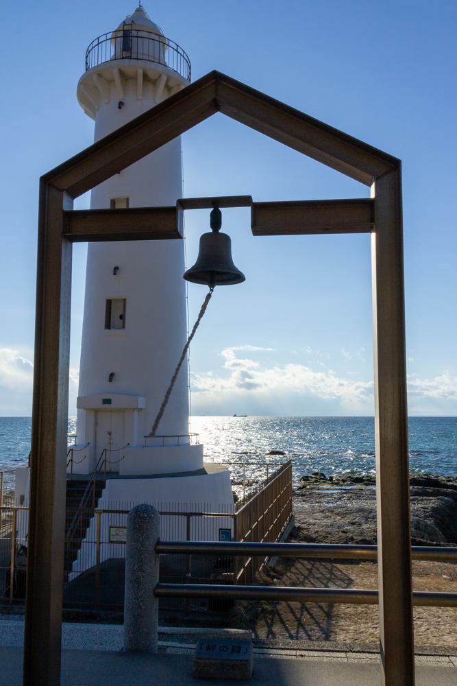 野間灯台、1月冬、愛知県知多郡の観光・撮影スポットの名所