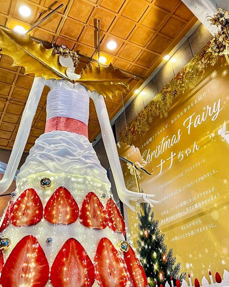 名鉄百貨店、ナナちゃん、クリスマス、冬12月、名古屋市中村区の観光・撮影スポットの名所