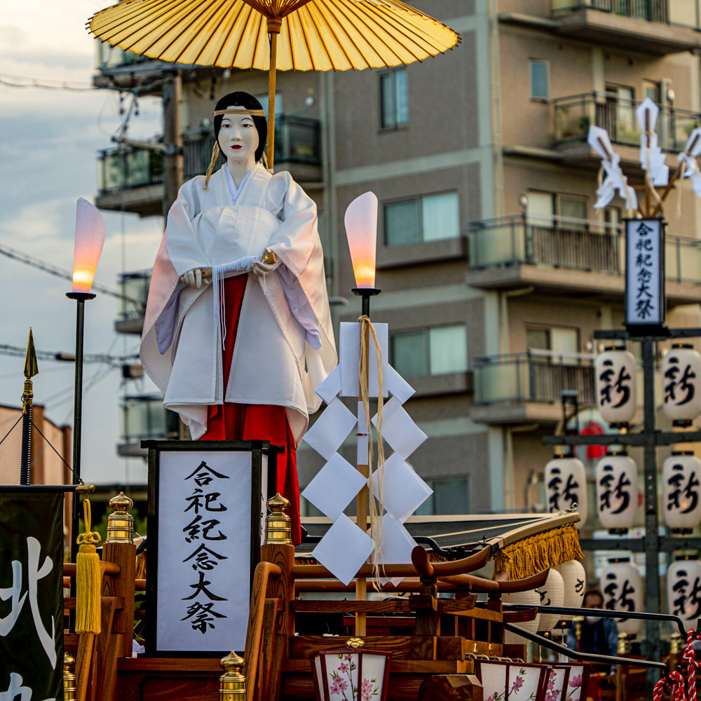 桑名市の石取祭・山車、8月夏、三重県桑名市の観光・撮影スポットの名所