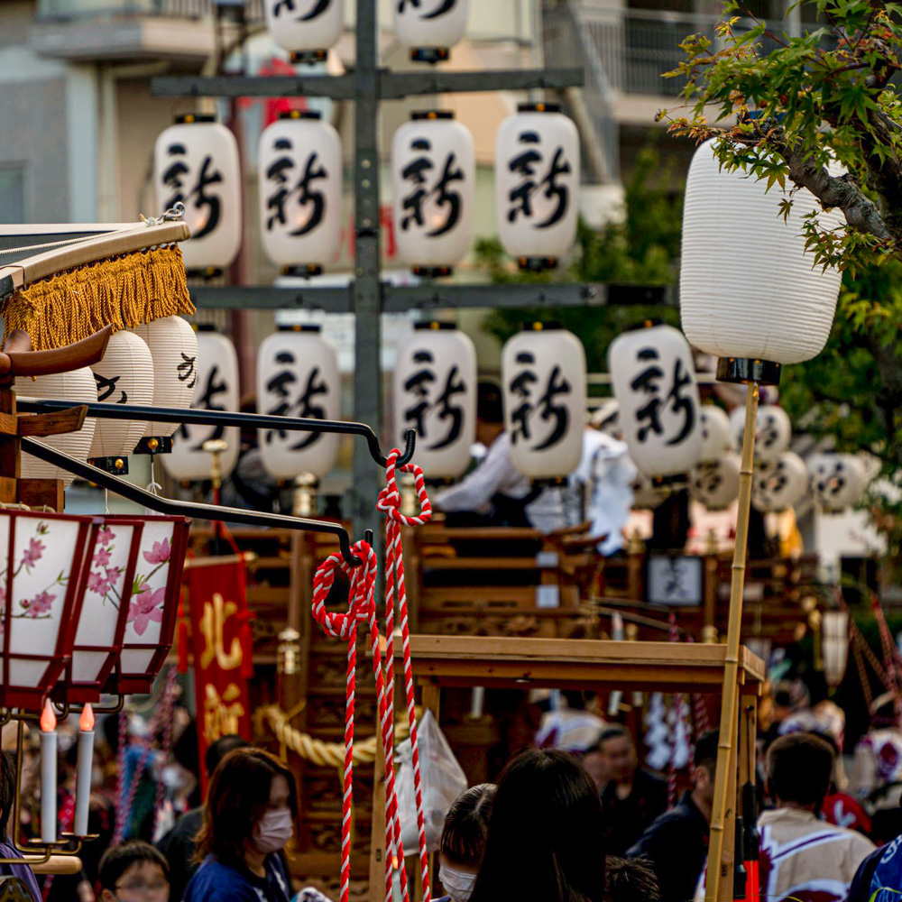 桑名市の石取祭・山車、8月夏、三重県桑名市の観光・撮影スポットの名所