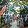 熊野神社、鯉のぼり、4月春、愛知県東海市の観光・撮影スポットの名所