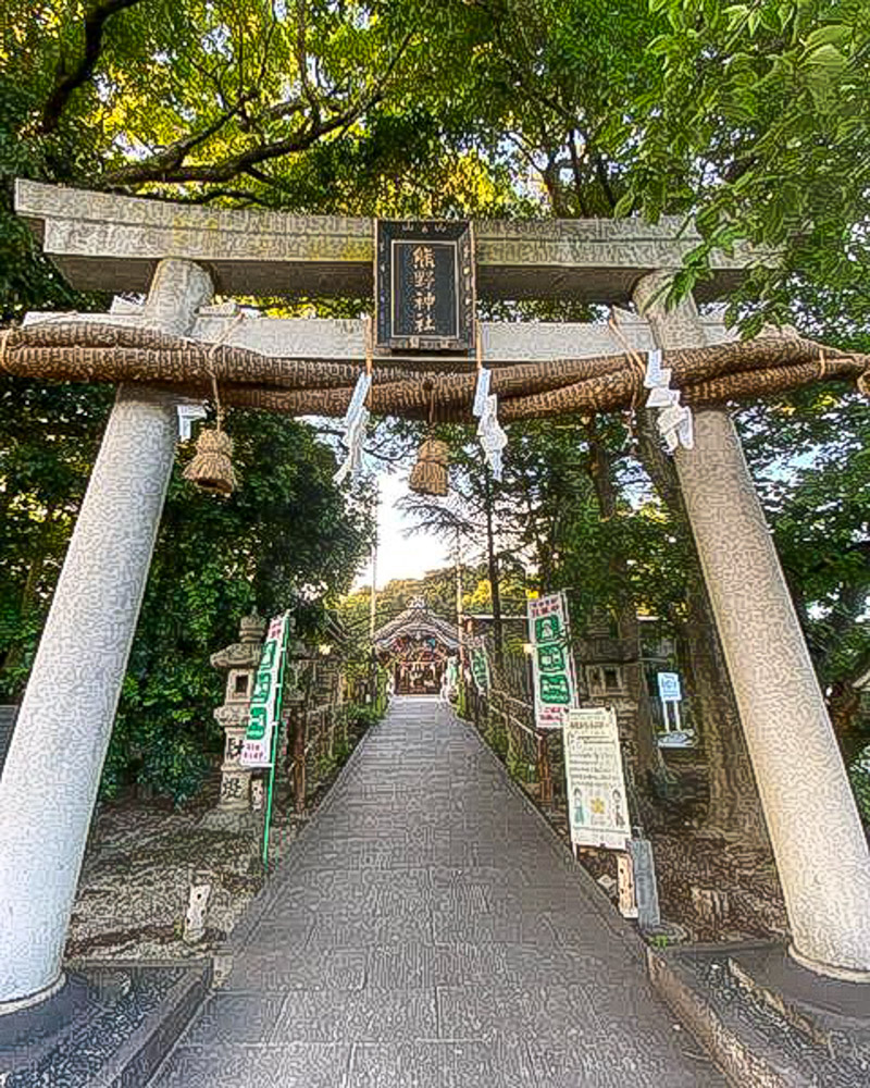 熊野神社、7月夏、愛知県東海市の観光・撮影スポットの名所
