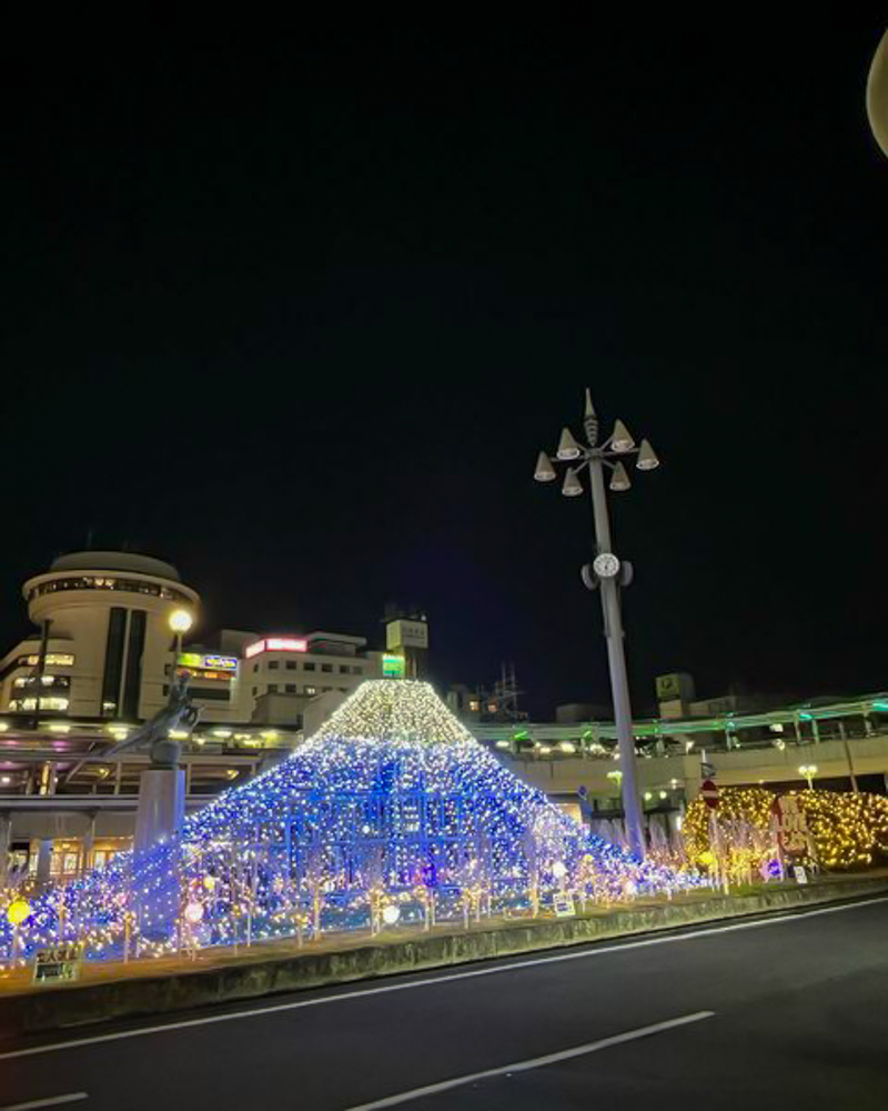 豊田駅イルミネーション、12月冬、愛知県豊田市の観光・撮影スポットの名所