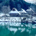 飛騨民俗村 、雪・冬景色、合掌造り、2月冬、岐阜県高山市の観光・撮影スポットの名所