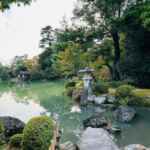 兼六園、日本庭園、夏、2022年10月、石川県金沢市の観光・撮影