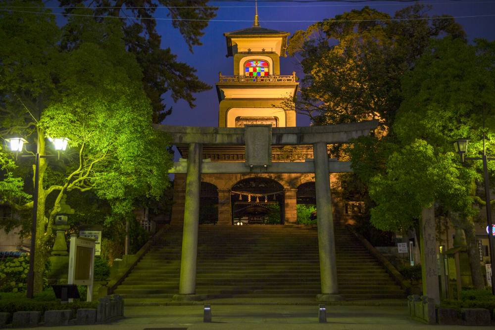 尾山神社、石川県金沢市の観光・撮影スポット