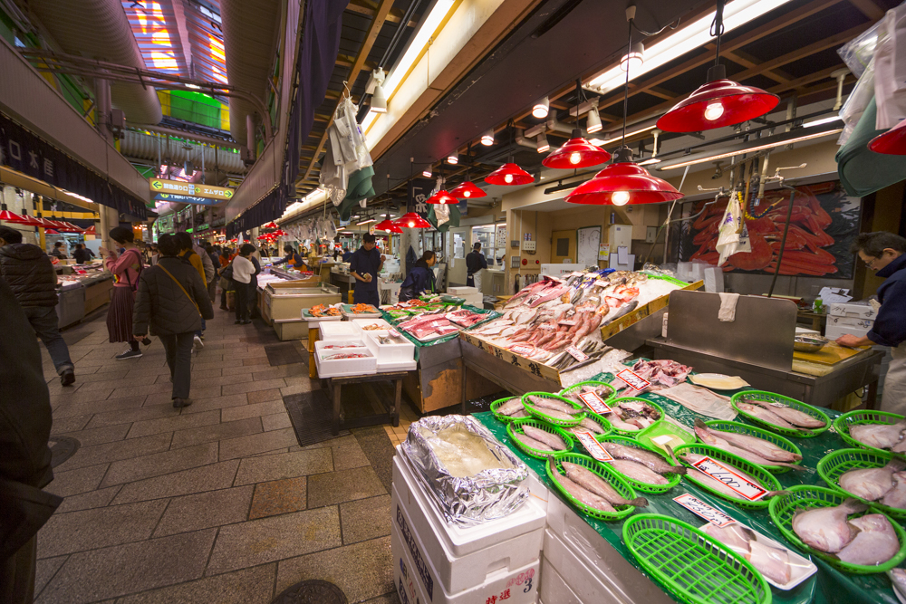 近江町魚市場、石川県金沢市の観光・撮影スポット
