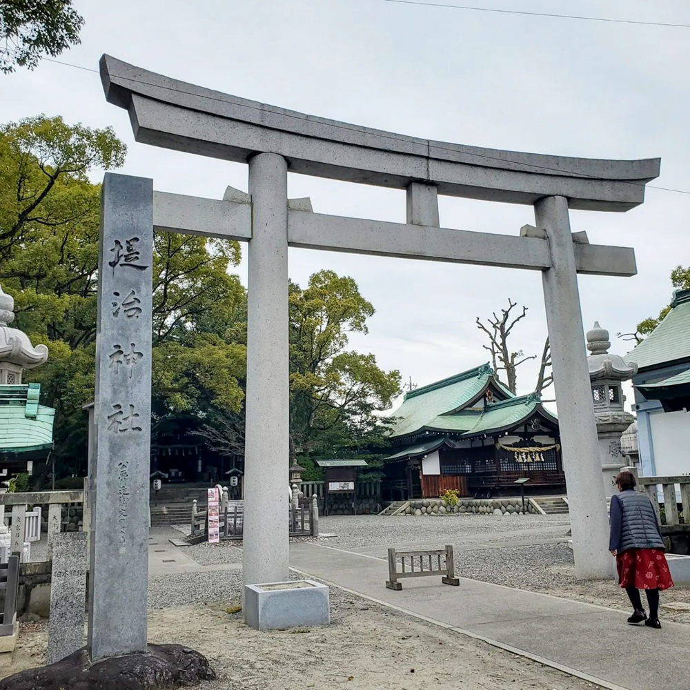 堤治神社、３月春、愛知県一宮市の観光・撮影スポットの画像と写真