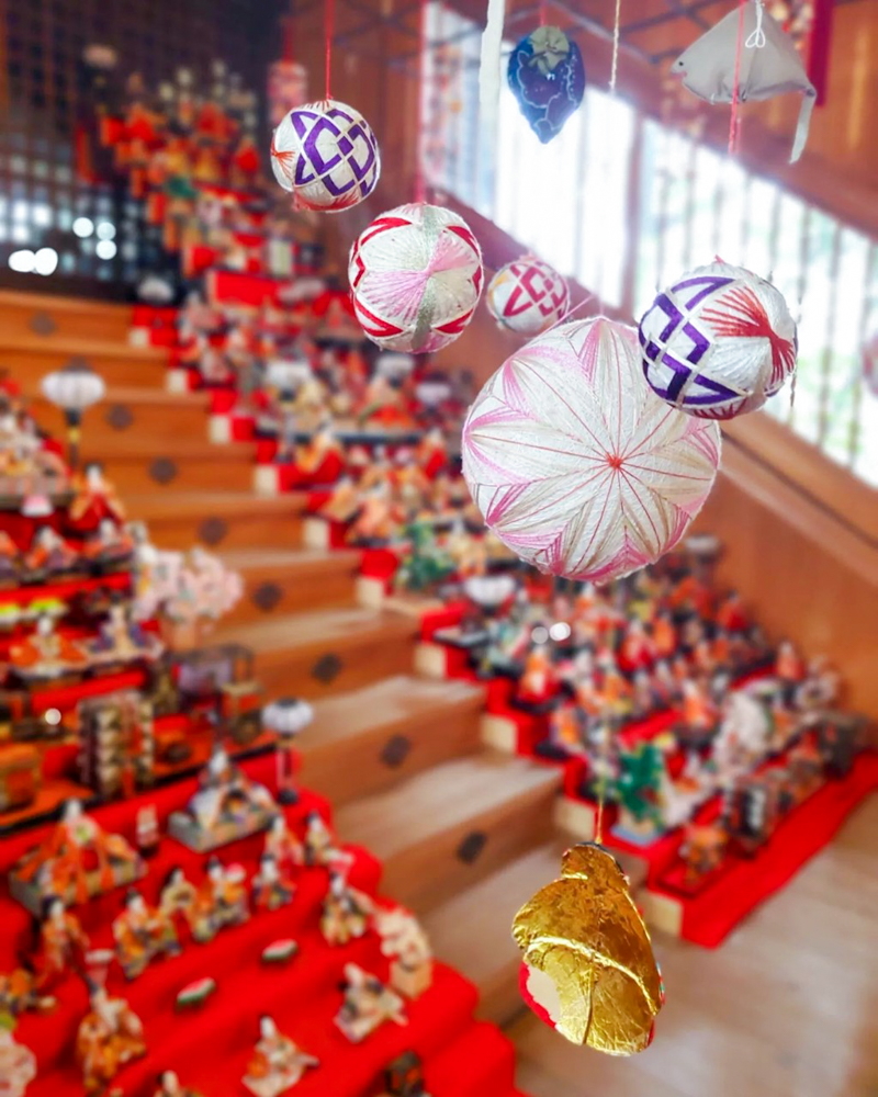 堤治神社、ひな祭り、３月春、愛知県一宮市の観光・撮影スポットの画像と写真