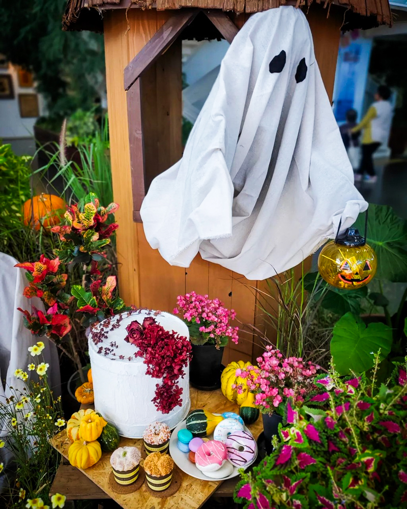 ラワーパーク江南、ハロウィン、10月の秋、愛知県江南市の観光・撮影スポットの画像と写真